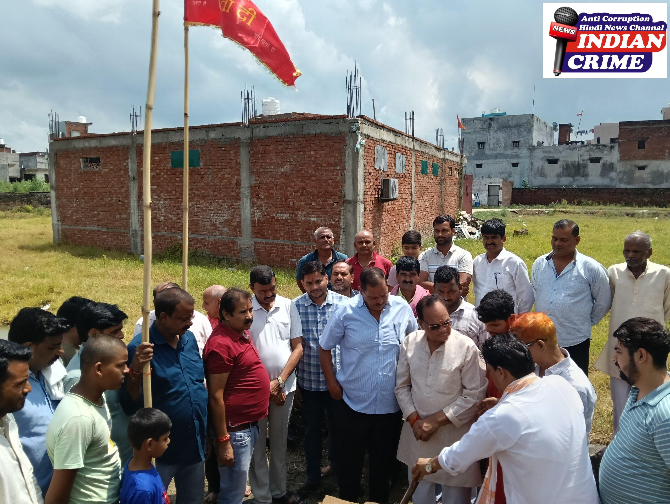  नवरात्रि पंडल में भूमि पूजन