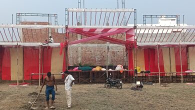 पंडाल की डेकोरेशन