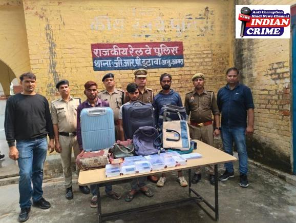 अधिकारियों ने गिरफ्तार किया अपराधियो को