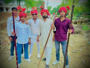 देवी के आयोजन में मेला लगाया गया 