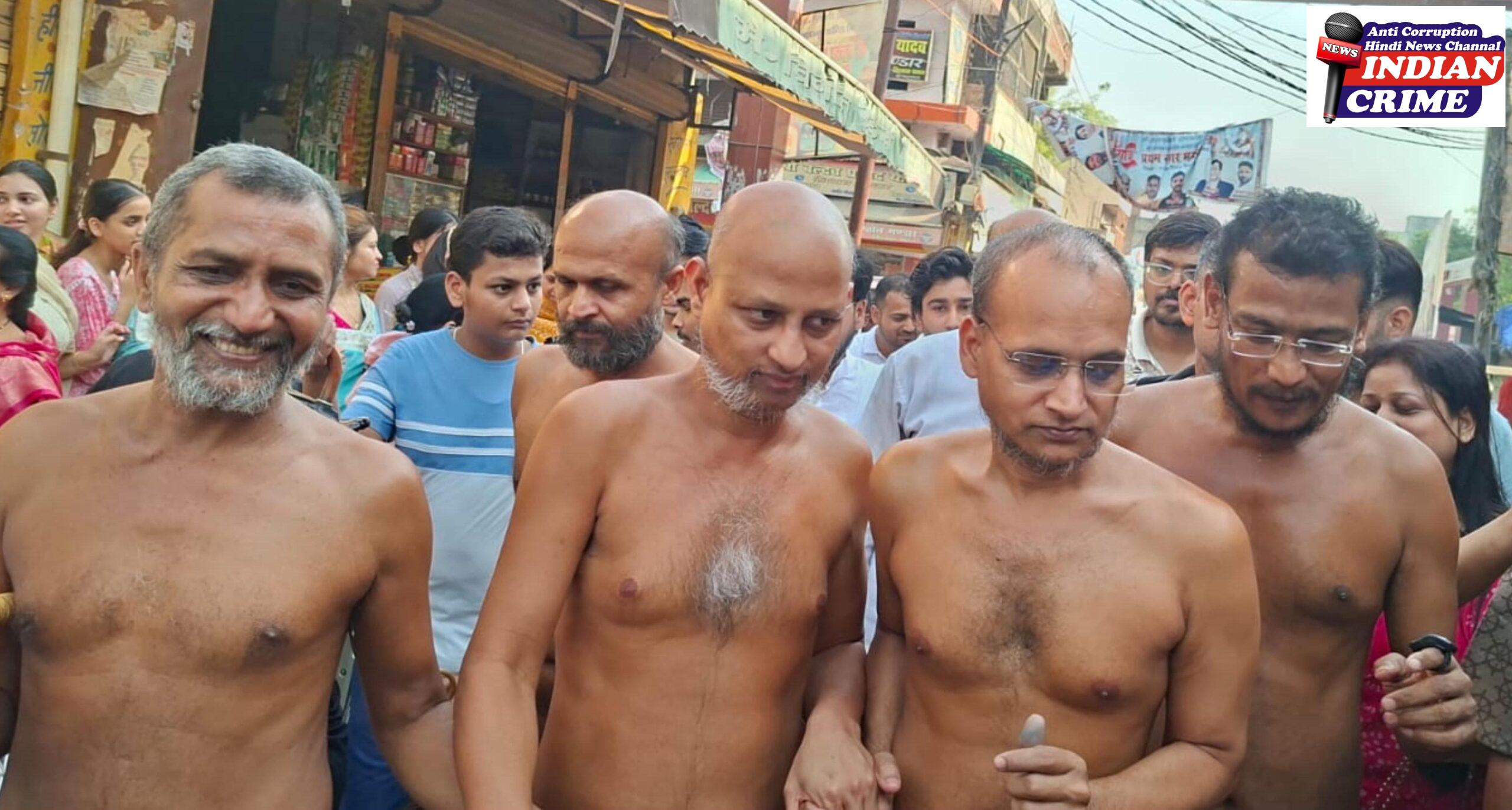 जैन मंदिर से लेकर नगर में गुरुवारों ने भ्रमण किया