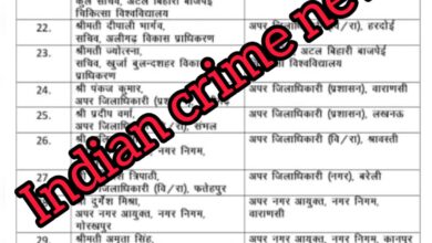 तबादला किए गए अधिकारियों की लिस्ट